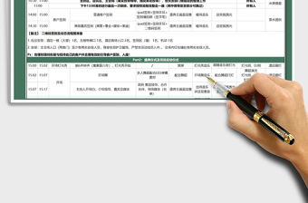 2021年年会活动策划表