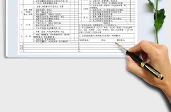2021年办公室卫生检查评分表免费下载