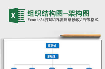 2022年组织结构图-架构图免费下载