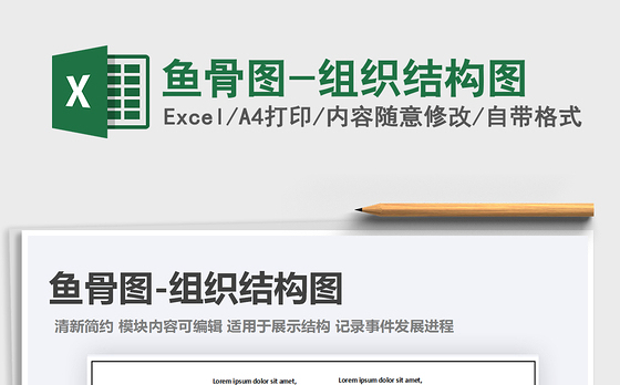 2021年鱼骨图-组织结构图