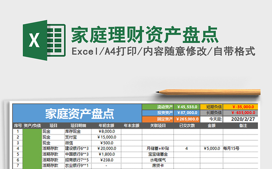 2021年家庭理财资产盘点