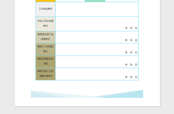 2021年集团公司招聘需求申请表(HR常用表格)