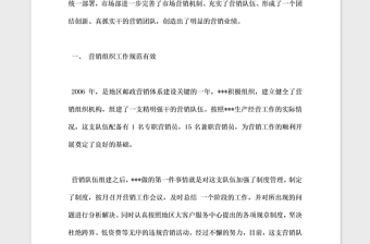 2021年优秀团队申报材料