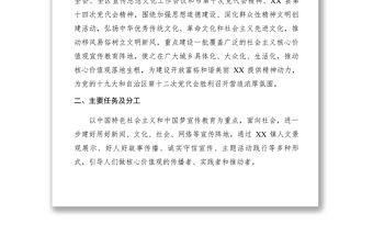 2021【工作方案】关于进一步加强城乡社会主义核心价值观宣传阵地建设和管理的实施方案