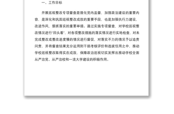 2021巡视巡察整改专项督查实施方案范文3篇