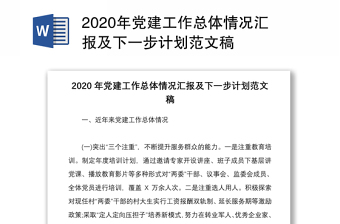 下一步工作计划