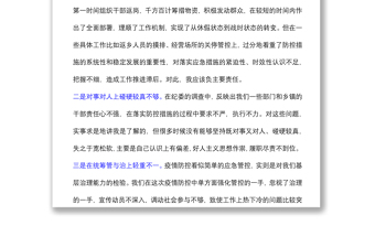 X县长关于新冠肺炎疫情防控不力问题的反思检讨