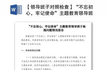 2023支部书记通报检视问题情况