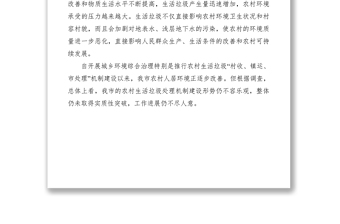 2021农村垃圾治理状况调研报告