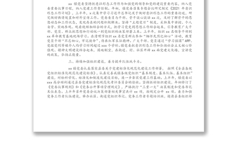 某乡镇党委2021年上半年党建及党风廉政建设工作总结报告