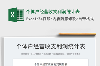 经营财务预算测算表