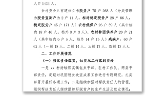 2021年巩固拓展脱贫攻坚成果工作总结报告