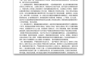 审计局党组履行党风廉政建设主体责任情况的报告