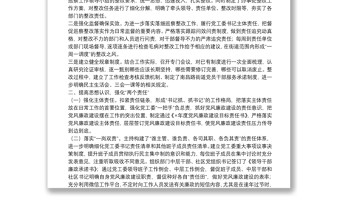 党工委书记抓巡察整改落实情况情况报告