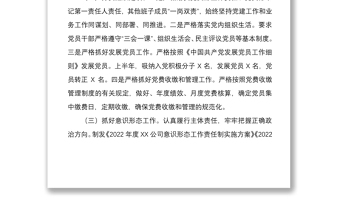 党支部2022年上半年党建工作回顾及下半年工作思路