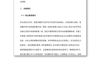 领导干部个人政治自画像