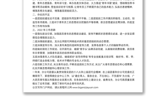 分公司2021年团委工作总结