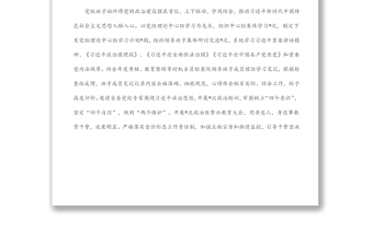 某法院班子运行情况报告