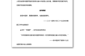 2022《实现中国梦需要依靠青年也能成就青年》学习《论党的青年工作》学习辅读系列专题党课党建课件
