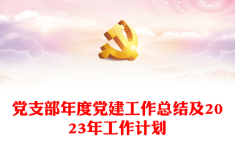 2023年党支部党建总结