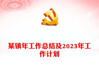 某镇年工作总结及2023年工作计划