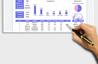 自动统计研发支出明细账免费下载