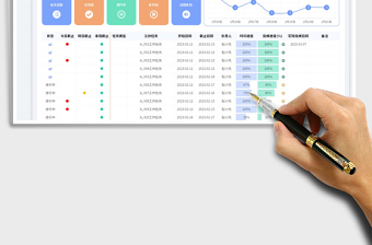 工作计划跟进管理表免费下载