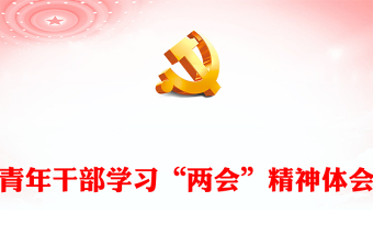 青年干部学习“两会”精神体会