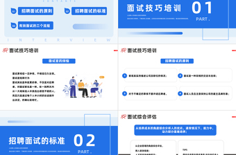 2023招聘面试技巧培训PPT红色简约风招聘面试技巧培训课件模板下载