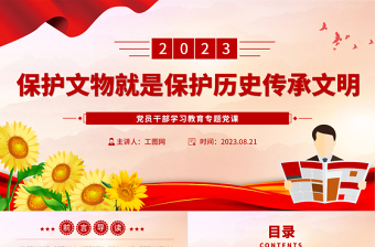 2023中华人民共和国文物保护法ppt