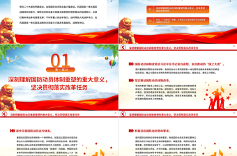 2023国防动员PPT在国防动员实践中巩固提高一体化国家战略体系和能力形势战备教育党课课件