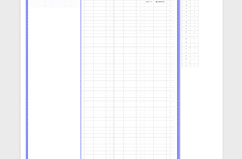 2024年日历工作计划表蓝色带图表