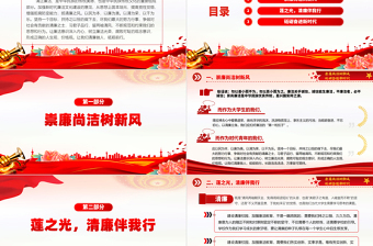 崇廉尚洁树新风砥砺奋进新时代PPT2023大学生廉洁文化主题教育微宣讲