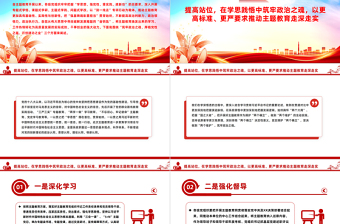 2023主题教育年终总结PPT筑牢政治之魂厚植党性之基开创建功之业专题党课课件