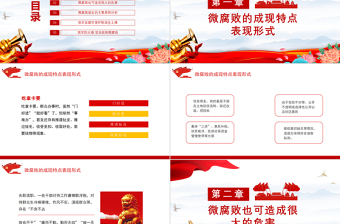 防治微腐败PPT大气精美基层党组织党支部反腐倡廉党风廉政建设微党课课件