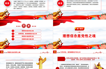 百炼成钢星火相传PPT红色简洁主题教育电影《井冈星火》党政机关观影心得体会党课课件