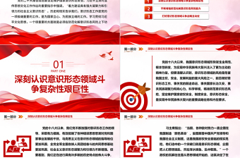 着力防范化解意识形态风险ppt大气精美风坚定维护国家意识形态安全党组织党群党员专题党课课件