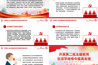 深学细悟主题教育PPT党政风提高党员干部看家兴党强国本领专题党课