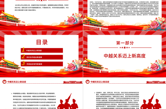 2023志同道合携手行命运与共创未来PPT党政风越南国事访问专题党课课件