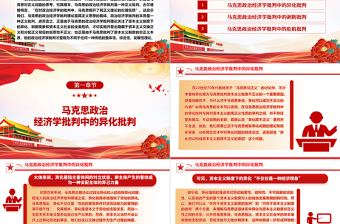 从三重维度解读马克思政治经济学的批判性ppt华美风马克思政治经济学专题党课课件