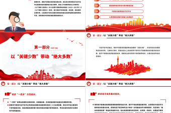 增强干部推动高质量发展本领PPT红色精美干部教育培训微党课