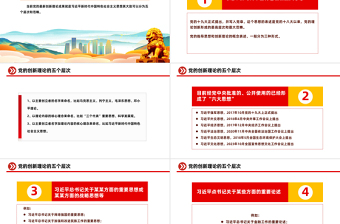 2024党的创新理论五个层次和范畴PPT党课课件下载