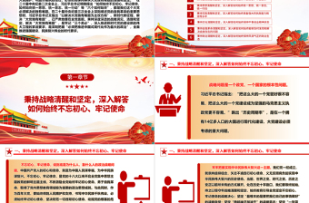 时刻保持解决大党独有难题的清醒和坚定ppt精美大气深入推进新时代党的建设专题党课