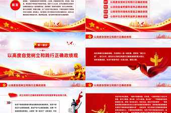 党政风牢固树立和践行正确政绩观PPT学习思想主题教育专题民主生活会课件