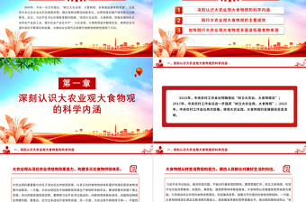 2024坚持大农业观大食物观PPT大气简洁建设农业强国微党课