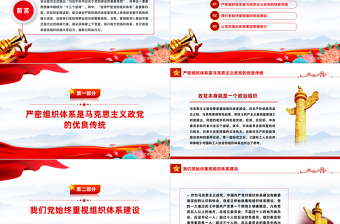 完善上下贯通执行有力的组织体系PPT深入学习关于党的建设的重要思想课件