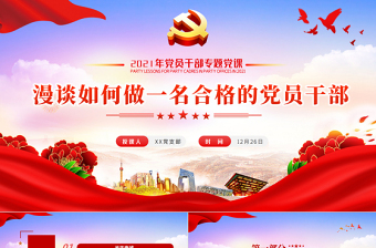 2023如何做一名合格的共产党员培训PPT