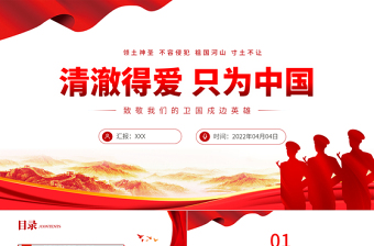 2023致敬我们最可爱的军人ppt