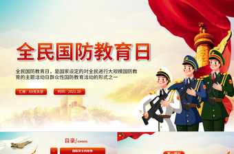 2023爱国爱家吾辈自强PPT