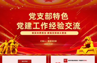 免费党支部条例 ppt
